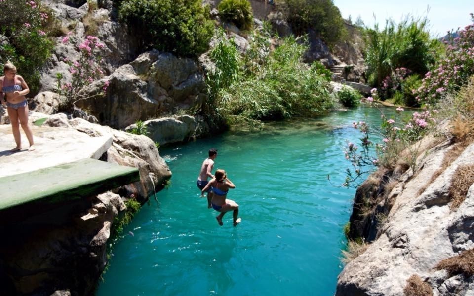 Algar waterfalls guided tour benidorm